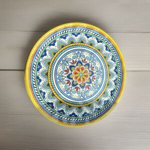 Certified International Nancy Green Large Dinner Plates Set Of 6 - Mediterranean